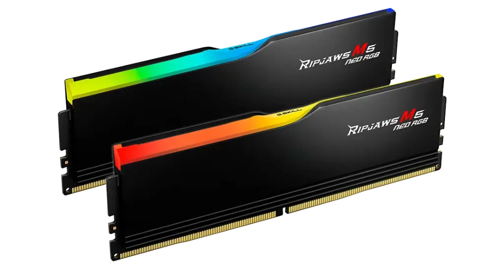 G.SKILL RIPJAWS M5 DDR5 メモリー 64GB 64GB G.SKILL RIPJAWS M5 NEO 6000 M/Ts DDR5 (32GBx2) RGB RAM